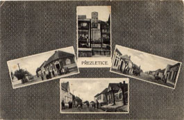 Pohlednice z Přezletic - 20. léta 20. stol.